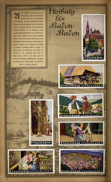 The German Rhine Collection No. 1, collection picture album Stollwerck Schokoladenfabrik, Cologne 1931