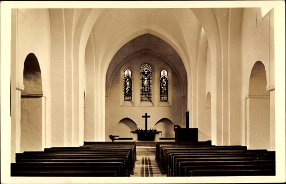 Ansichtkaart Herdecke an der Ruhr, Ev. Kapittelkerk, binnenaanzicht