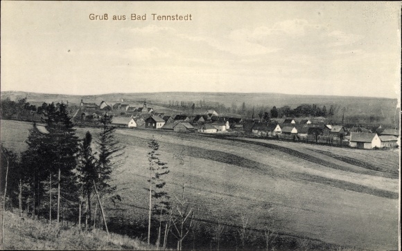 Postcard Bad Tennstedt in the Thuringian Basin, view of the town