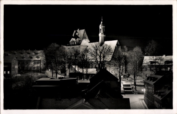 Ak Ehrenfriedersdorf im Erzgebirge, St. Niklas Kirche