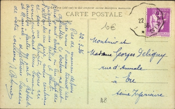 Postcard Gournay en Bray Seine Maritime, Rue Notre-Dame