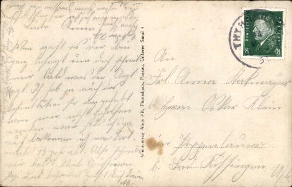 Postcard Thyrnau in Lower Bavaria, Monastery of the Cistercian Sisters of Saint Joseph