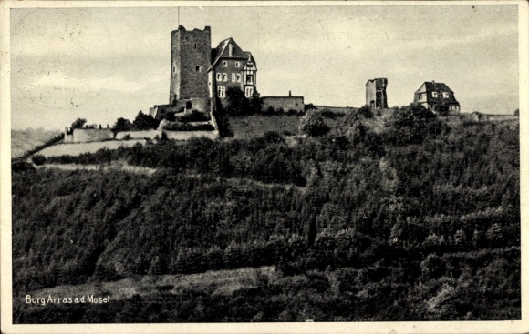 Ak Alf an der Mosel, Burg Arras