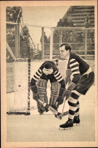 Collective picture Olympia 1932 picture no. 188, ice hockey game Germany against Poland