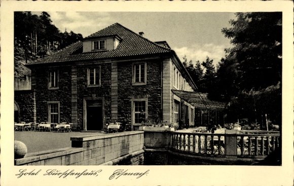 Postcard Lutherstadt Eisenach Thuringia, Hotel Burschenhaus