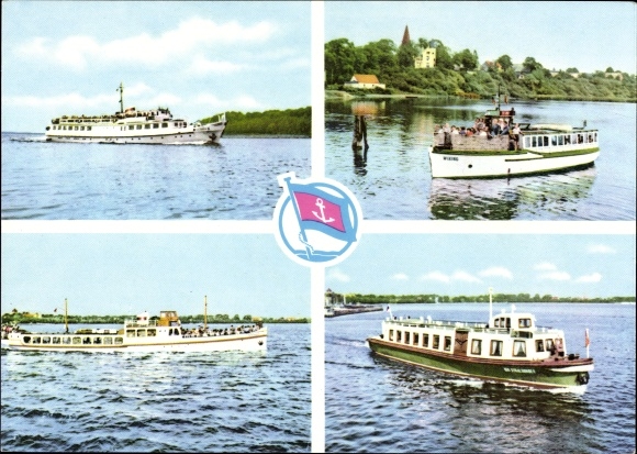Ak White Fleet Stralsund, VEB passagiersvaart
