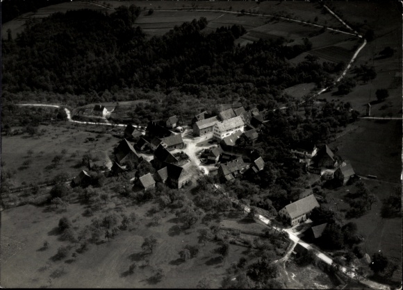 Photo location near Schwäbisch Hall in Württemberg, aerial photograph, Hockenberg