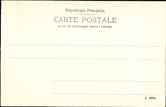 Newspaper Postcard Paris, general view