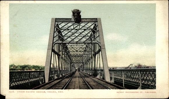Ak Omaha Nebraska de V.S., Unie Vreedzame Brug