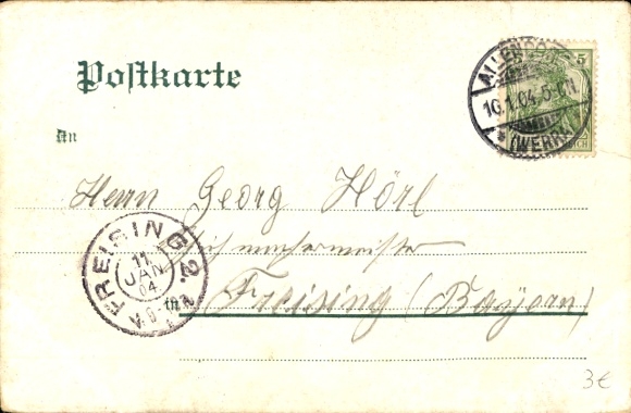 Postcard Allendorf an der Werra Hesse, Kirchstraße
