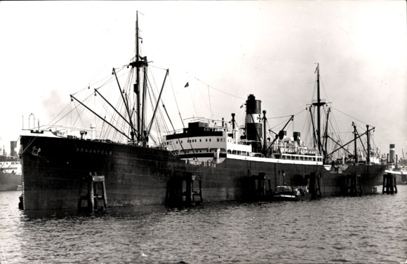 foto Ak vrachtschip Braunfels, DDG Hansa