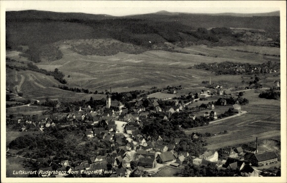 Ak Rudersberg in Württemberg, Fliegeraufnahme