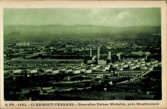 Ak Clermont Ferrand Puy de Dôme, Nouvelles Usines Michelin, Fabriken
