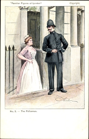Artysta KP London City Anglia, Policjant, Znane postacie Londynu