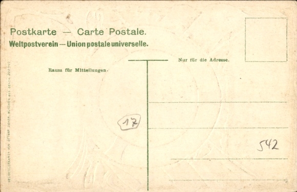 Embossed Passepartout Postcard Assenhausen Berg am Starnberger See, Bismarck Tower, Salon Steamer Wittelsbach