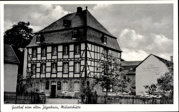 Ak Mulartshütte Roetgen in Nordrhein Westfalen, Gasthof zum alten Jägerhaus