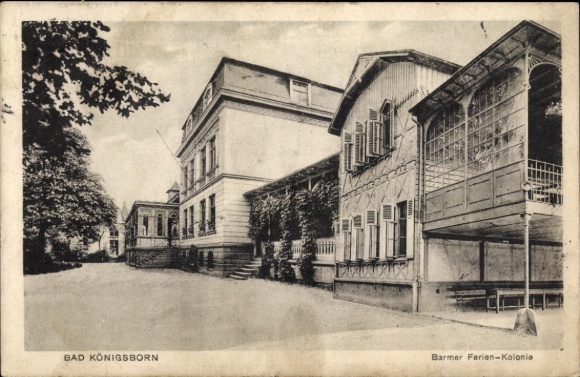 Postcard Königsborn Unna in the Ruhr area, Barmer holiday colony