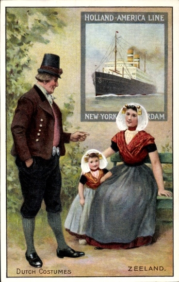 Artist PC Dutch costumes, Zeeland, Holland America Line