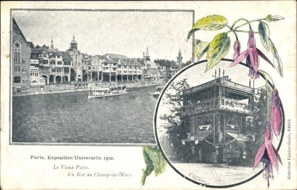 CPA Paris, Exposition Universelle 1900, Bar au Champ-de-Mars