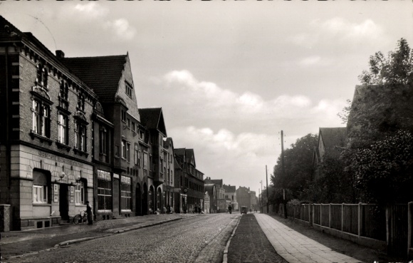 Postcard Altenbögge Bönen in Westphalia, Bahnhofstraße