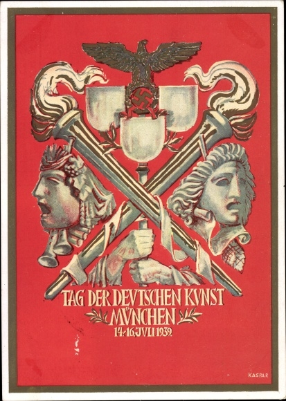 Artist PC Kaspar, Munich, Day of German Art, 14-16. July 1939