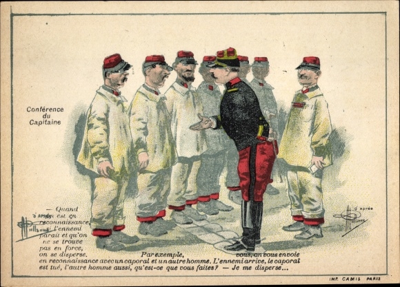 Artist PC Guillaume, Albert, French soldiers, soldiers' lives
