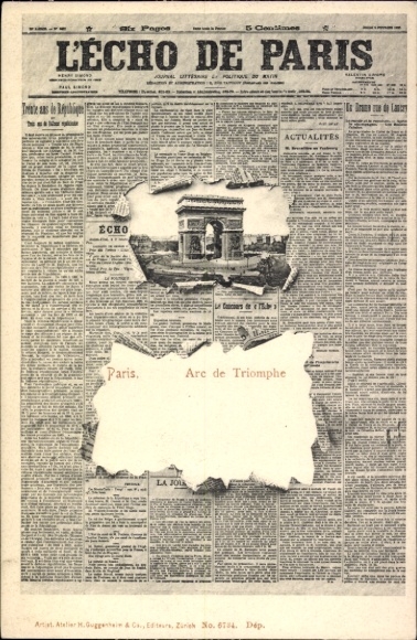 Newspaper PC Paris VIII, Arc de Triomphe