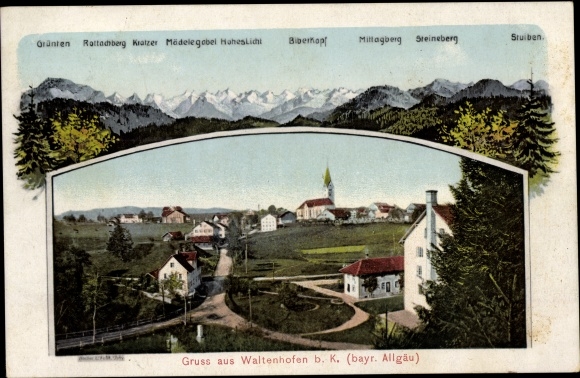 PC Waltenhofen im Oberallgäu, mountains, partial view
