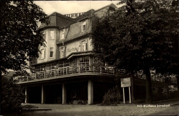 Ak Jonsdorf in Sachsen, HO Kurhaus