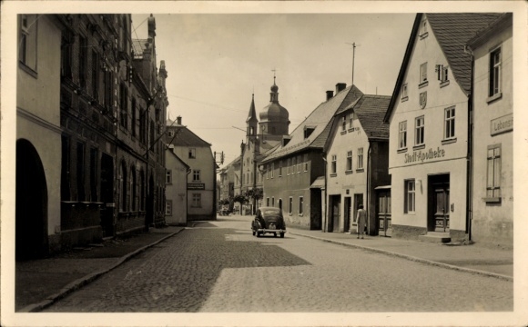 Ak Gefell im Vogtland, Schleizer Straße, Stadt-Apotheke