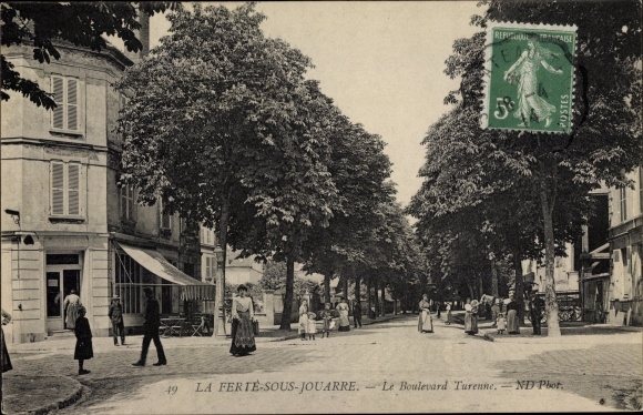 Postcard La Ferté under Jouarre Seine et Marne, Boulevard Turenne