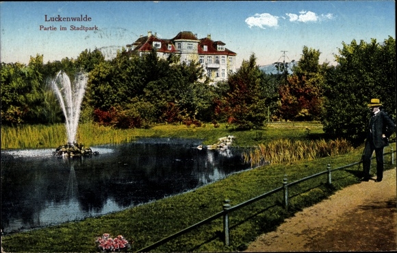 PC Luckenwalde in Brandenburg, lot in the city park