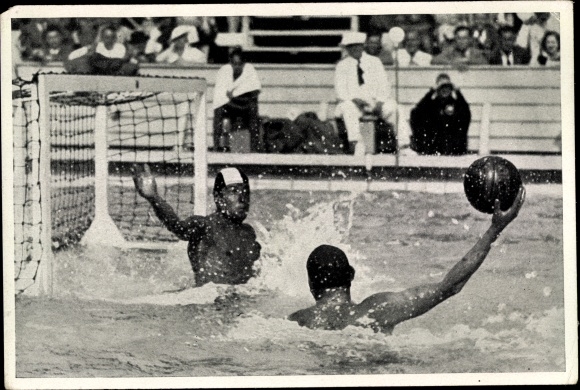 Collection picture Olympia 1936, water polo game Germany against Czech Republic