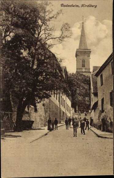 PC Bodenheim in Rheinhessen, lot at Kirchberg, church tower