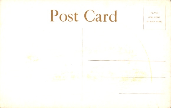 PC Chicago Illinois USA, painting, beach, Real Estate Loan Dept. and Safe Deposit Vaults