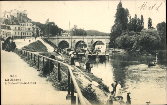 Ak Joinville le Pont Val de Marne, Gesamtansicht