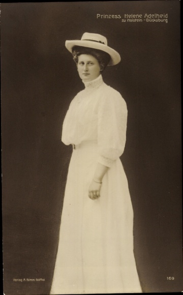 Ak Prinzessin Helene Adelheid zu Holstein-Glücksburg, Portrait