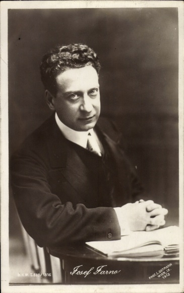 Ak Schauspieler Josef Jarno, Portrait