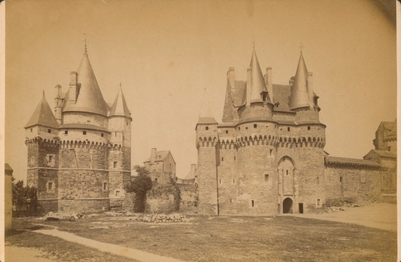 Cabinet photo Vitré Ille et Vilaine, Chateau de Vitre, la Cour, Saint Laurent