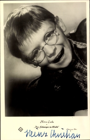 Ak Schauspieler Heinz Czeike, Portrait, Das Schweigen im Walde, Autogramm