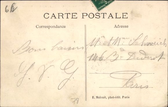 Postcard Saint Lambert Vallée de Chevreuse Yvelines, panorama of Senlisse and Garnes, rural landscape