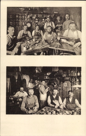 KP Dülmen w Münsterland Westfalia, obóz jeniecki, krawiec, szewc