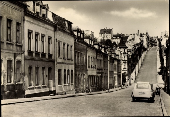 Ak Meerane in Sachsen, Steile Wand