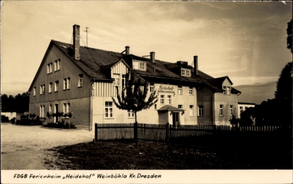 Ak Weinböhla in Sachsen, FDGB Erholungsheim Heidehof
