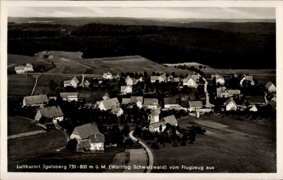 KP Igelsberg Freudenstadt w Schwarzwaldzie, zdjęcie lotnicze
