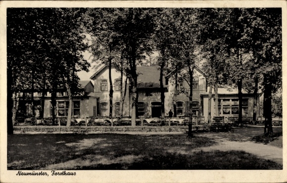 Ak Neumünster in Holstein, Forsthaus