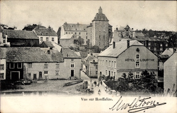 PC Houffalize Wallonia Luxembourg, partial view, hotel