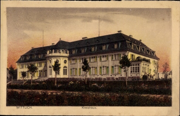 Postcard Wittlich in der Eifel, Kreishaus