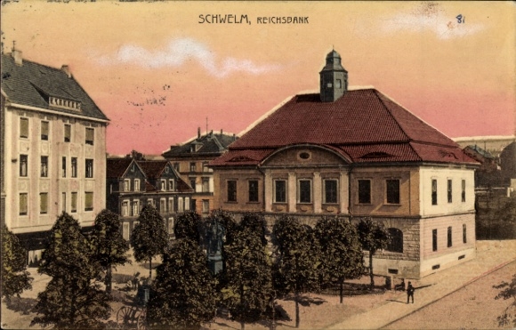 Ansichtkaart Schwelm in Westfalen, Reichsbank