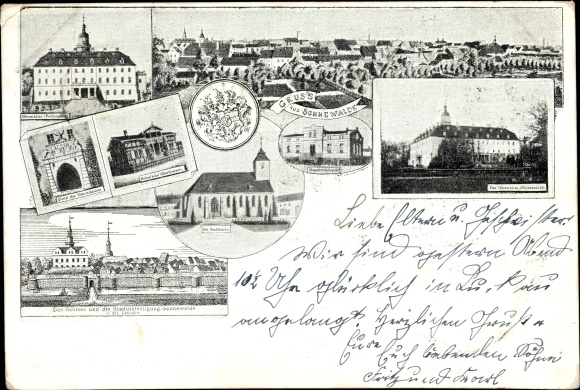 PC Sonnewalde Brandenburg, upper castle, lower castle, head forester, town church, superintendent